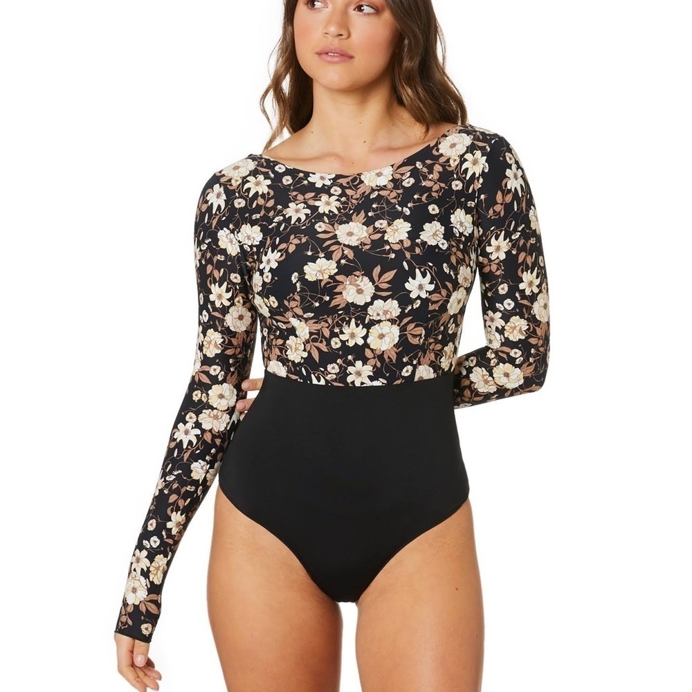 Rip Curl Surf Sunset Haze Long Sleeve One Piece Swimsuit L and XL - Picture 3 of 10